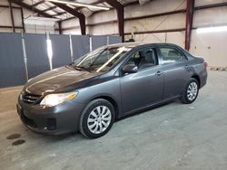 Salvage cars for sale from Copart West Warren, MA: 2013 Toyota Corolla Base