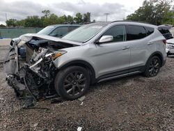 Salvage cars for sale at Riverview, FL auction: 2017 Hyundai Santa FE Sport