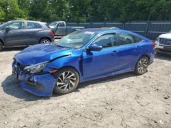 Honda salvage cars for sale: 2016 Honda Civic EX