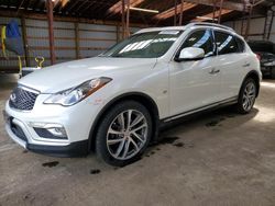 Salvage cars for sale at Bowmanville, ON auction: 2017 Infiniti QX50