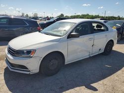 Salvage cars for sale at Indianapolis, IN auction: 2016 Volkswagen Jetta S