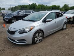 Salvage cars for sale from Copart Chalfont, PA: 2015 KIA Forte LX