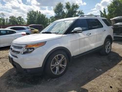 Salvage cars for sale from Copart Baltimore, MD: 2015 Ford Explorer Limited