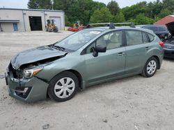 Salvage cars for sale at Mendon, MA auction: 2015 Subaru Impreza