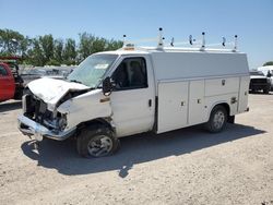 Salvage trucks for sale at Des Moines, IA auction: 2012 Ford Econoline E350 Super Duty Cutaway Van