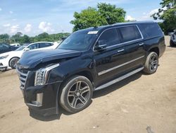 Salvage cars for sale at Baltimore, MD auction: 2015 Cadillac Escalade ESV Luxury