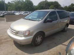 Toyota Sienna le salvage cars for sale: 2000 Toyota Sienna LE