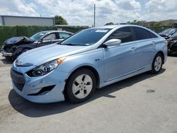 Hyundai Sonata Hybrid salvage cars for sale: 2012 Hyundai Sonata Hybrid