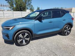 Salvage cars for sale at Miami, FL auction: 2023 Volvo XC40 Recharge Plus