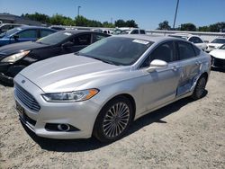 Salvage cars for sale from Copart Sacramento, CA: 2013 Ford Fusion Titanium