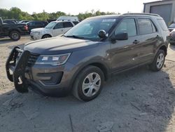 Ford Explorer salvage cars for sale: 2018 Ford Explorer Police Interceptor