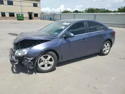 Salvage cars for sale at Wilmer, TX auction: 2014 Chevrolet Cruze LT