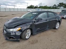 Salvage cars for sale at Newton, AL auction: 2018 Ford Fusion SE Hybrid