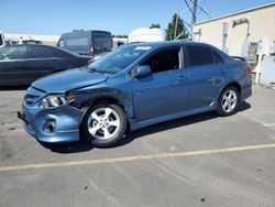 Salvage cars for sale at Hayward, CA auction: 2012 Toyota Corolla Base