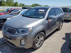 Salvage cars for sale at Kansas City, KS auction: 2014 KIA Sorento SX