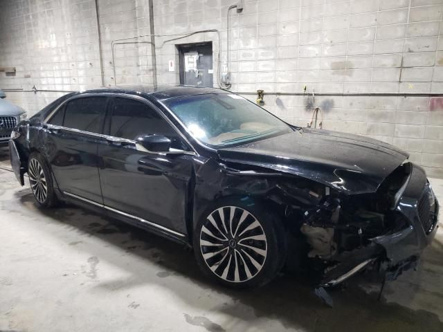 2017 Lincoln Continental Black Label