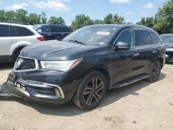 Acura salvage cars for sale: 2017 Acura MDX Advance