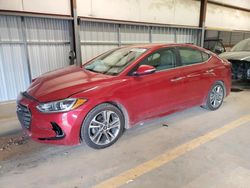 Salvage cars for sale at Mocksville, NC auction: 2017 Hyundai Elantra SE