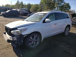 Salvage cars for sale at Denver, CO auction: 2014 Infiniti QX60