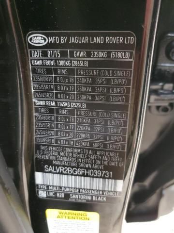 2015 Land Rover Range Rover Evoque Pure Premium