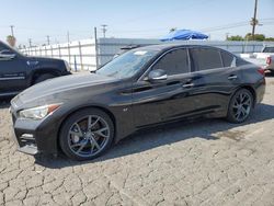 Salvage cars for sale at Colton, CA auction: 2015 Infiniti Q50 Base