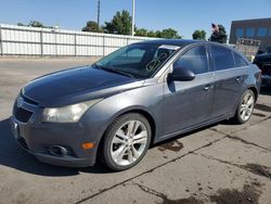 Chevrolet salvage cars for sale: 2013 Chevrolet Cruze LTZ