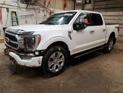 Salvage cars for sale at Casper, WY auction: 2022 Ford F150 Supercrew