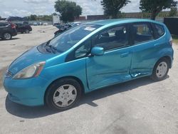 Salvage cars for sale from Copart Orlando, FL: 2013 Honda FIT