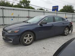 Chevrolet Malibu ls salvage cars for sale: 2017 Chevrolet Malibu LS