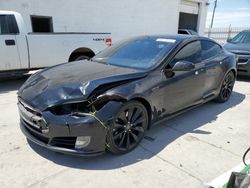 Vehiculos salvage en venta de Copart Farr West, UT: 2015 Tesla Model S 70D