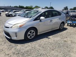 Salvage cars for sale from Copart Sacramento, CA: 2015 Toyota Prius