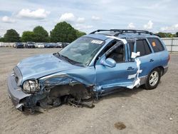 Salvage cars for sale at Mocksville, NC auction: 2003 Hyundai Santa FE GLS