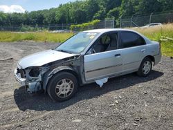 Honda salvage cars for sale: 2002 Honda Civic LX