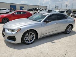 Salvage cars for sale at Haslet, TX auction: 2022 Acura TLX