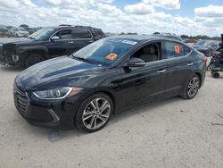 Salvage cars for sale at San Antonio, TX auction: 2017 Hyundai Elantra SE