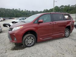 Salvage cars for sale at Ellenwood, GA auction: 2019 Toyota Sienna XLE