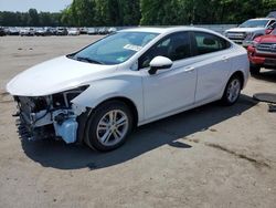 Chevrolet Vehiculos salvage en venta: 2018 Chevrolet Cruze LT