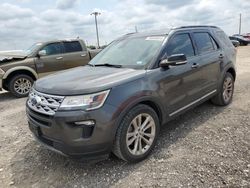 Salvage cars for sale at Temple, TX auction: 2018 Ford Explorer XLT