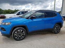 Salvage cars for sale at Apopka, FL auction: 2023 Jeep Compass Limited