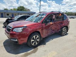 Subaru salvage cars for sale: 2018 Subaru Forester 2.5I Premium