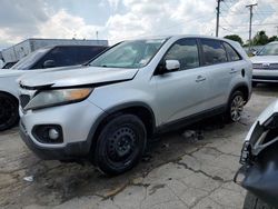 Salvage cars for sale at Chicago Heights, IL auction: 2011 KIA Sorento EX