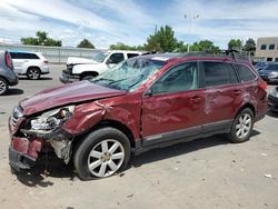 Salvage cars for sale at Littleton, CO auction: 2011 Subaru Outback 2.5I Premium