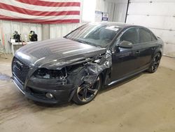 Salvage cars for sale from Copart Lyman, ME: 2012 Audi S4 Premium Plus