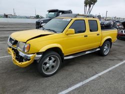 Salvage cars for sale from Copart Van Nuys, CA: 2000 Nissan Frontier Crew Cab XE