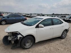 Salvage cars for sale at Houston, TX auction: 2015 Toyota Corolla L