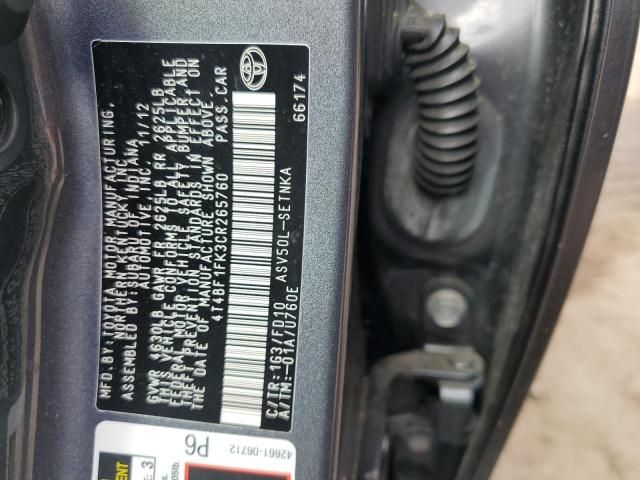 2012 Toyota Camry Base