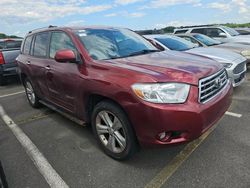 Salvage cars for sale from Copart Fredericksburg, VA: 2008 Toyota Highlander Limited