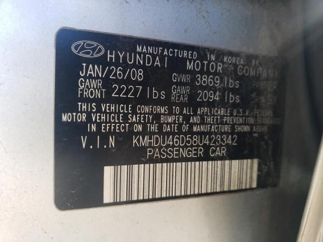 2008 Hyundai Elantra GLS