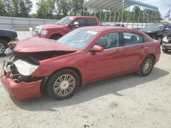 Salvage cars for sale at Spartanburg, SC auction: 2007 Chrysler Sebring Touring