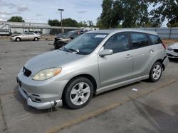 Salvage cars for sale at Sacramento, CA auction: 2003 Toyota Corolla Matrix XR